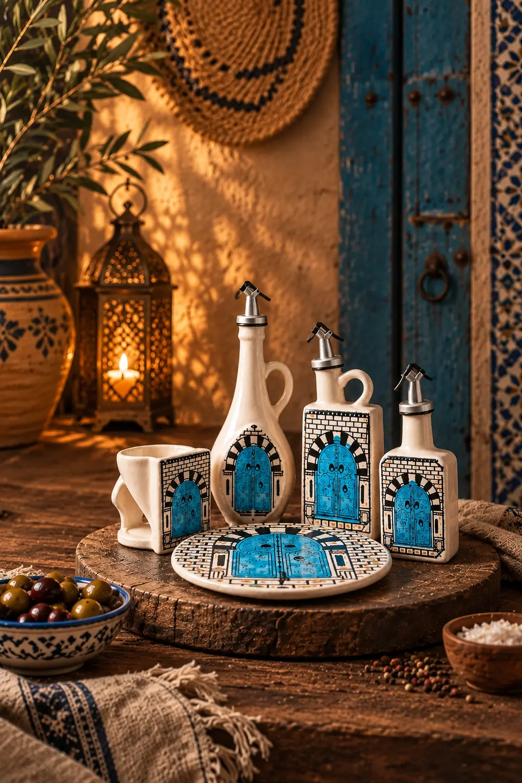 Poterie tunisienne artisanale El Mawrouth